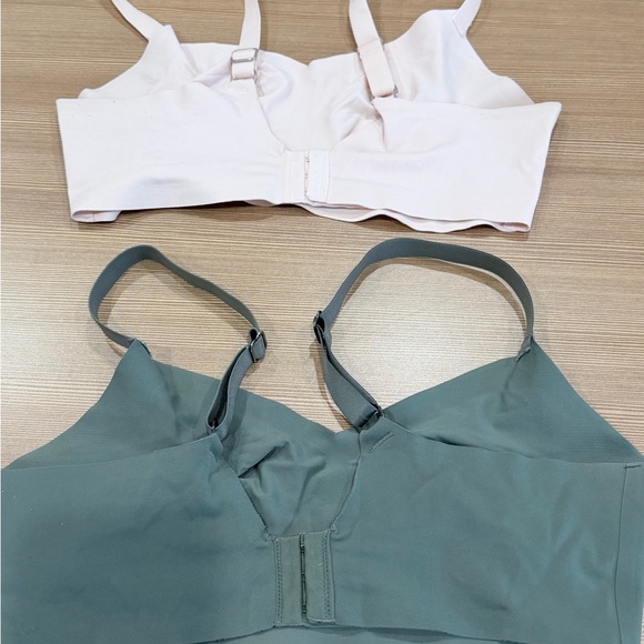 Aerie Real Free Seamless Wireless Bra Bundle Of 2 Size XL Green & Pink - Picture 4 of 8